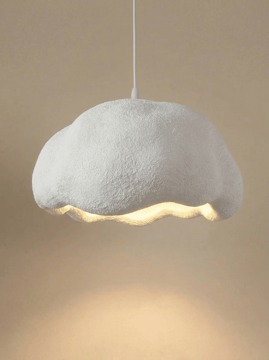 Nebula Smoked Glass Pendant Lamp styled in an interior - Maison Moya