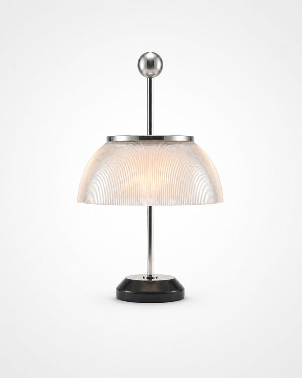 Atomic Prismatic Glass Table Lamp