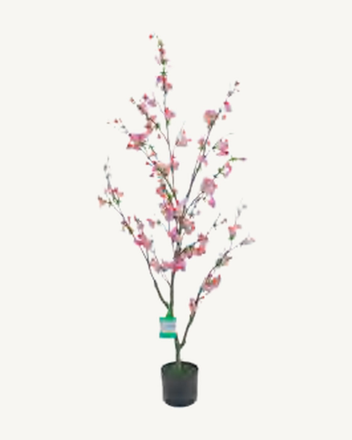 Bari Artificial Blossom Tree, full product studio view in the included nursery pot