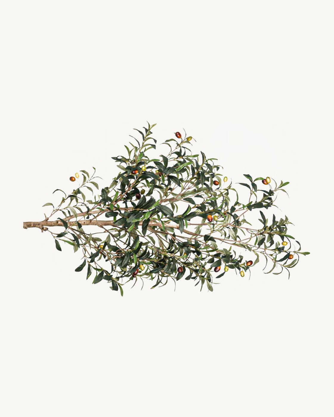 Cascais Artificial Olive Tree, full product studio view in the included nursery pot