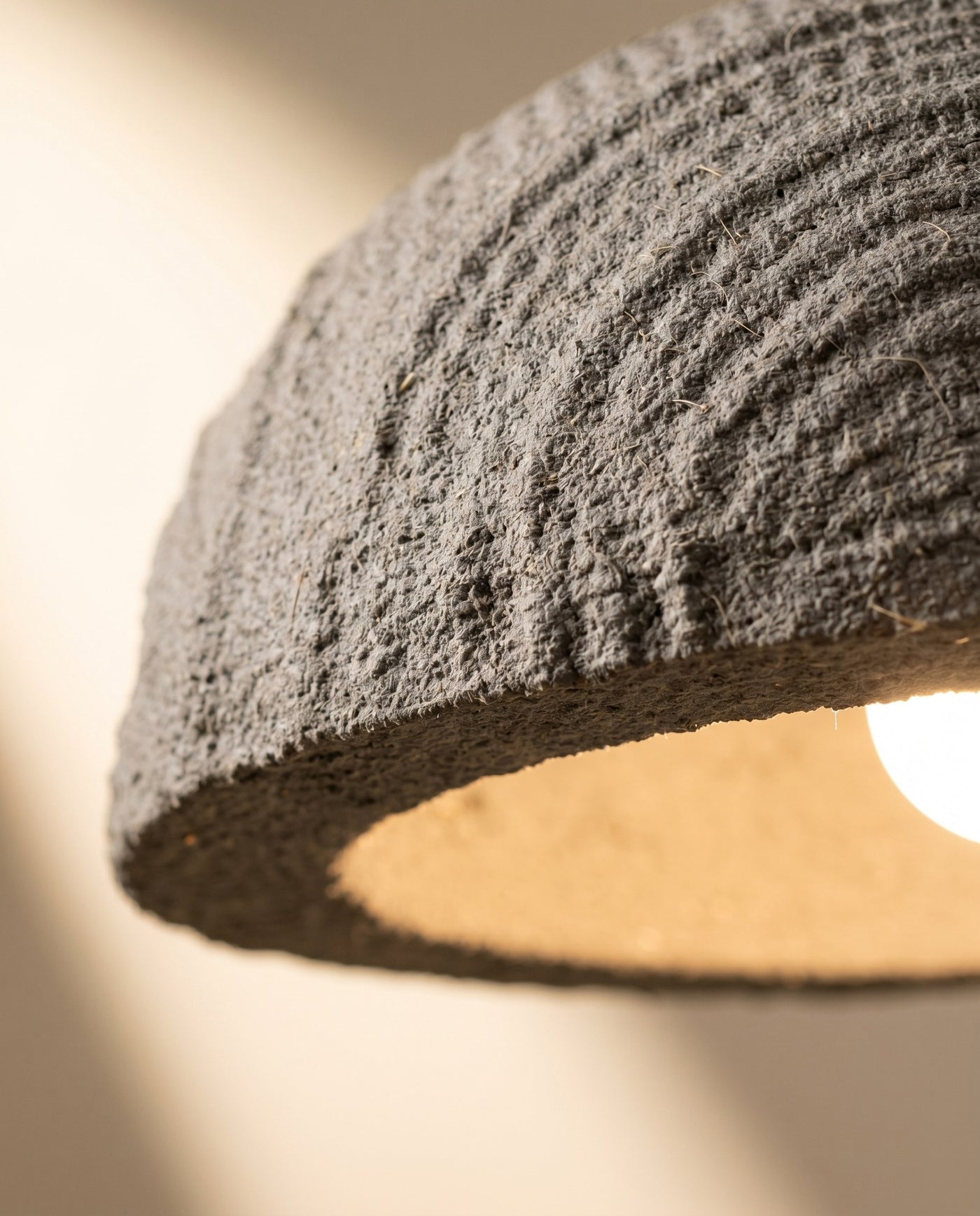 Maison Moya - Demi-Lune Sculpted Dome Pendant Lamp - 03 closeup-top