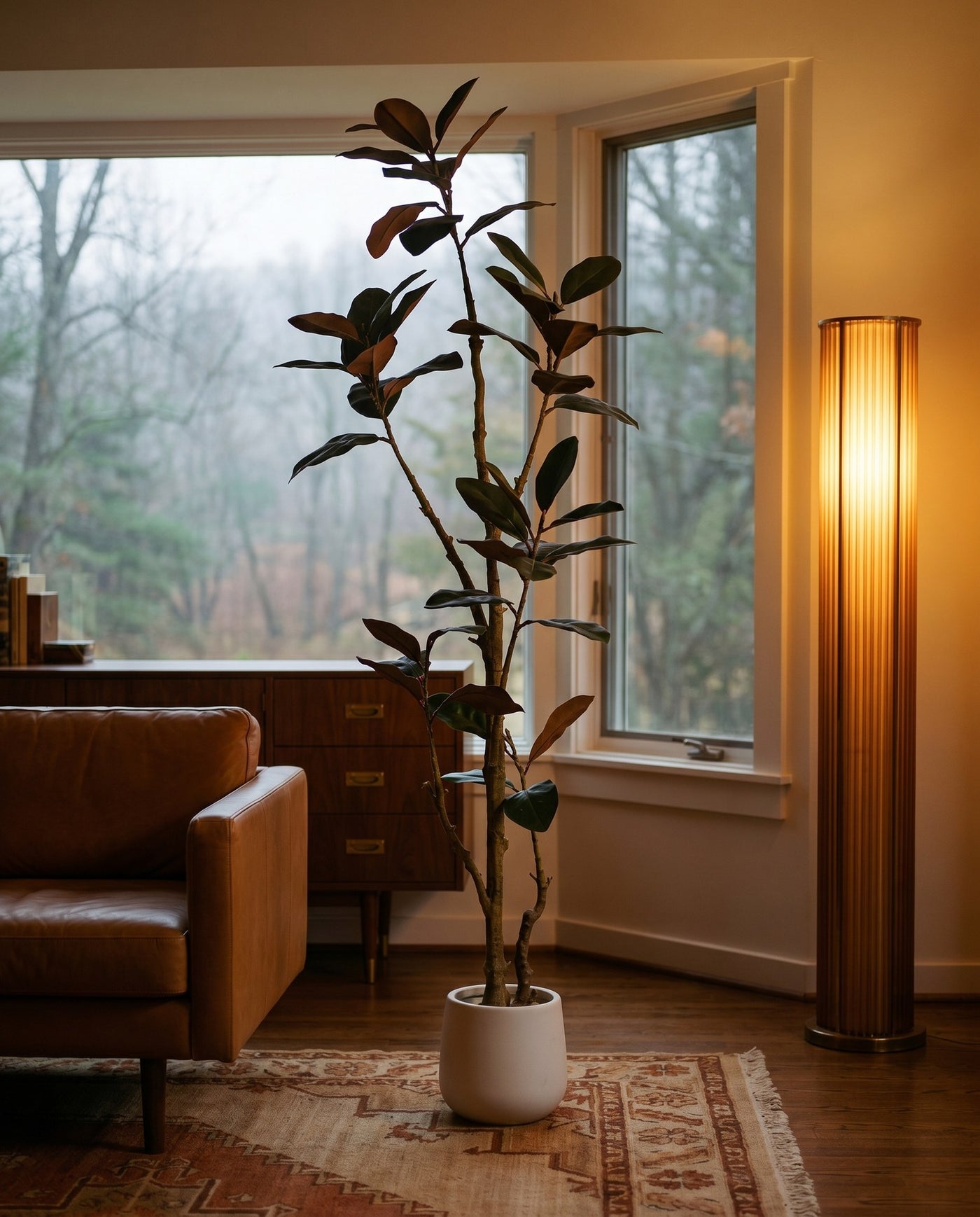 Maison Moya - Magnolia Flower Tree Faux Indoor Tree - 01 lifestyle