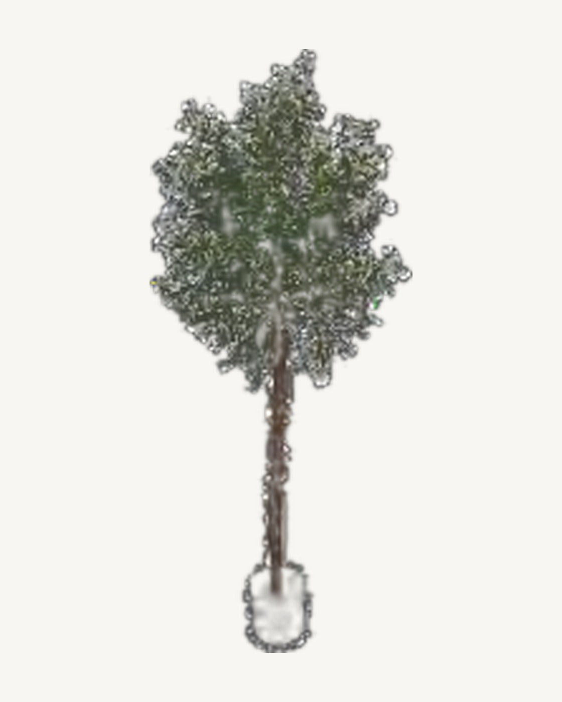 Noto Artificial Olive Tree, full product studio view in the included nursery pot