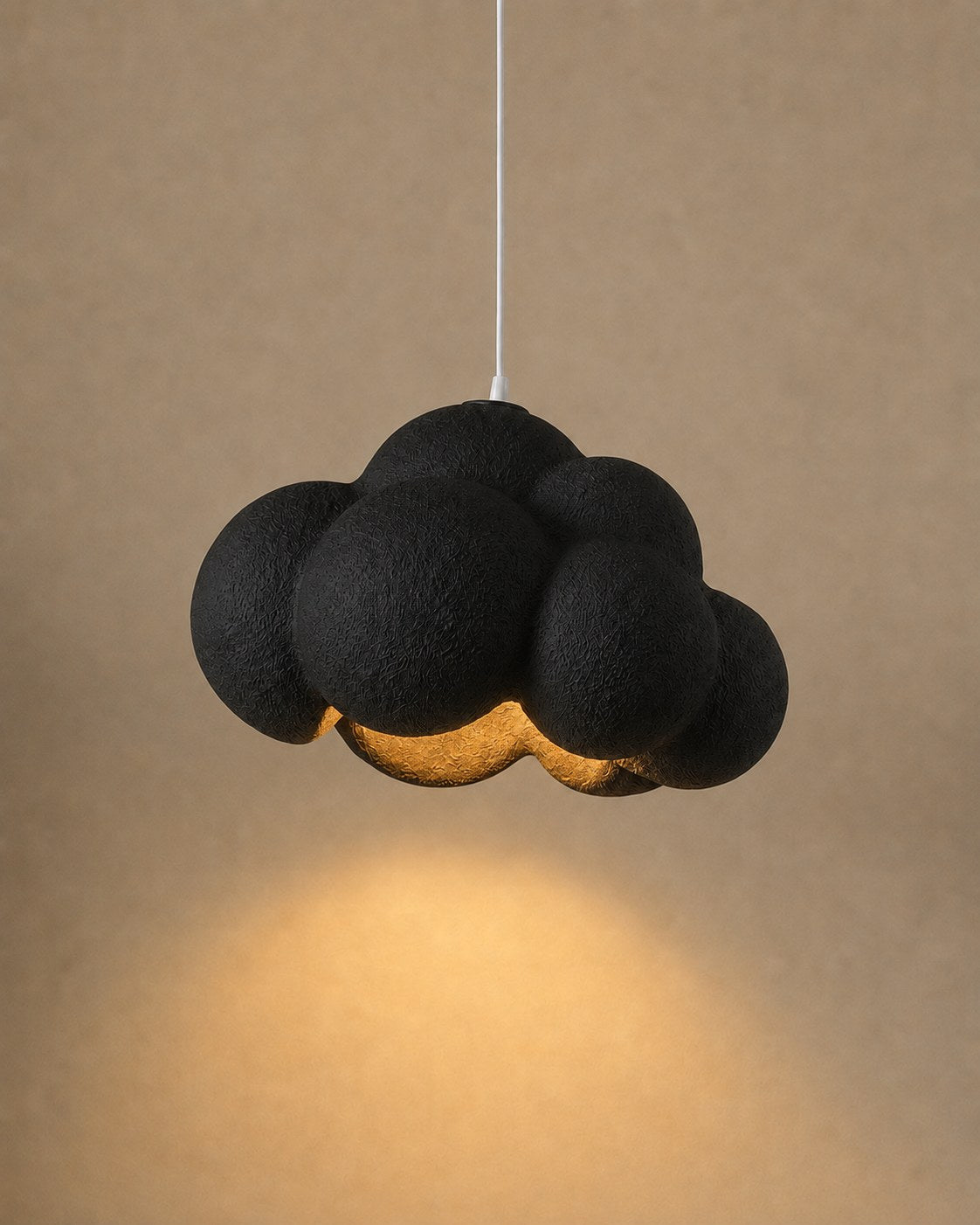 Maison Moya - Lampe suspendue Nuage d'Atomes - Noir