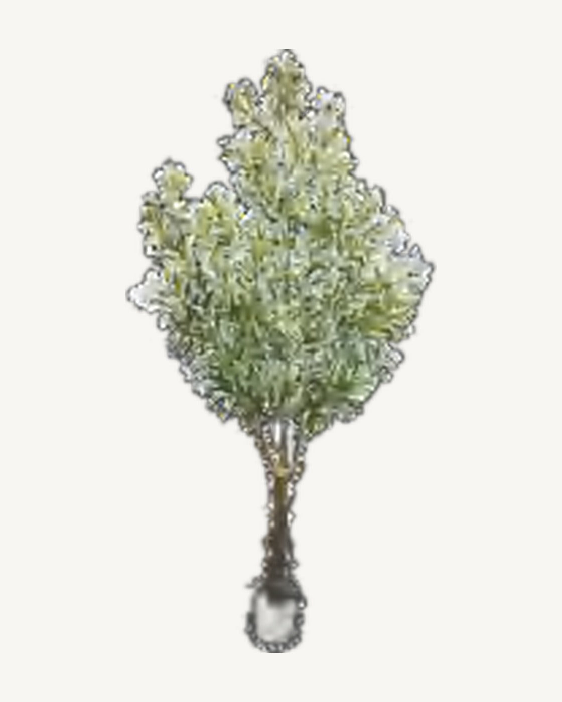 Portofino Artificial Olive Tree, full product studio view in the included nursery pot