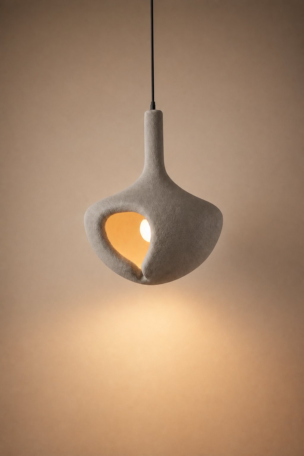 Maison Moya - vase-ceramic-bell-pendant - Gray