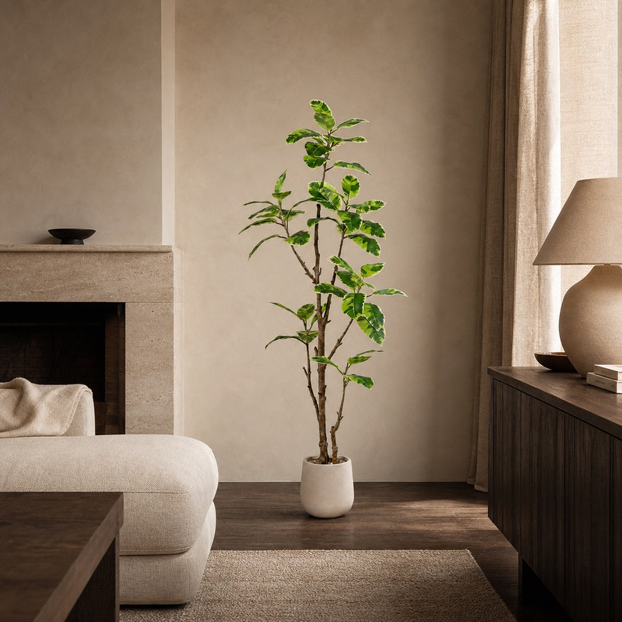 Magnolia Flower Tree Faux Indoor Tree