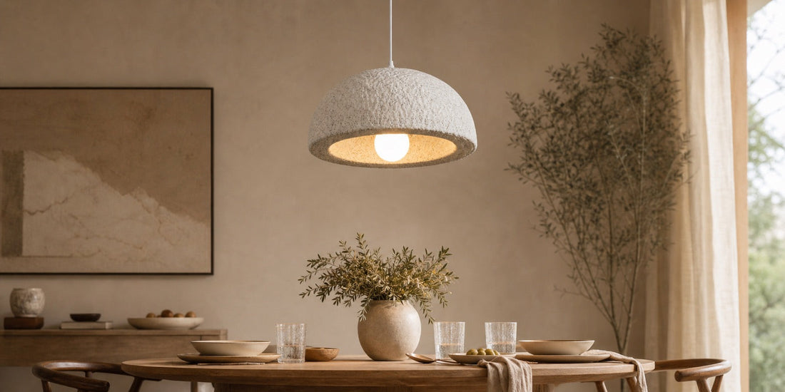 What Size Pendant Light Over a Dining Table
