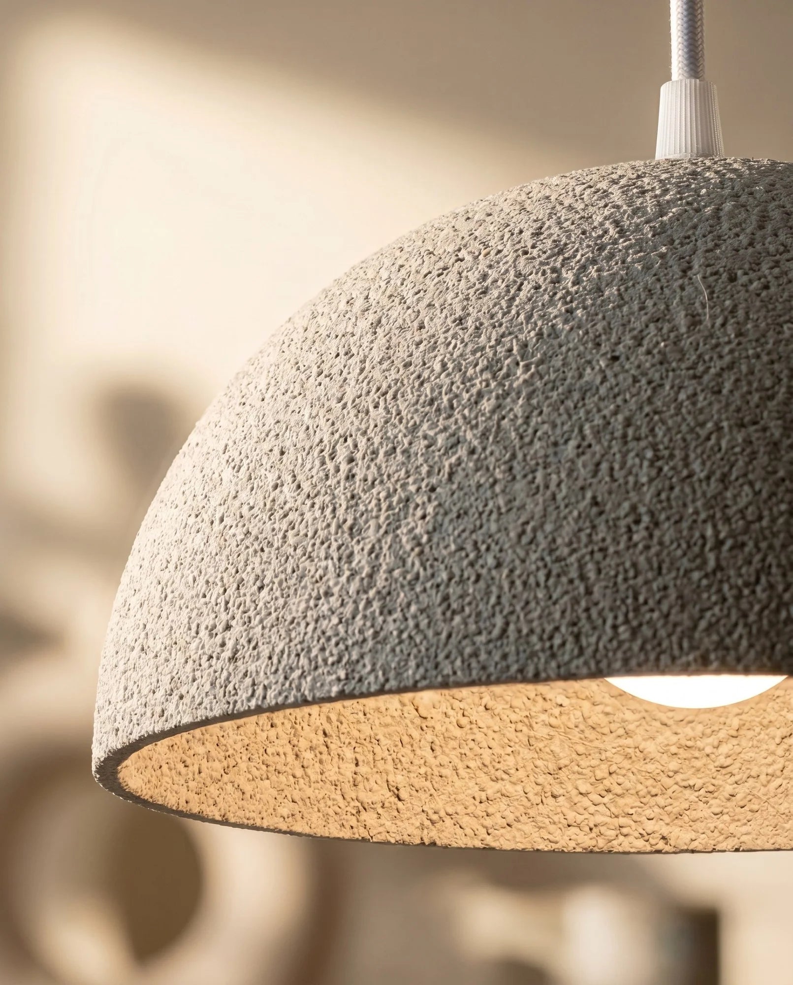 Maison Moya - Demi-Sphère Matte Hemisphere Pendant Lamp - 03 closeup-top