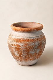 Maison Moya — Toscane Mediterranean Belly Planter — vue studio trois-quarts