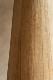 Maison Moya - Cône Bois Japandi Cone Floor Lamp - closeup surface