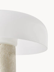 Travertin Cône Travertine Cone Table Lamp – Maison Moya
