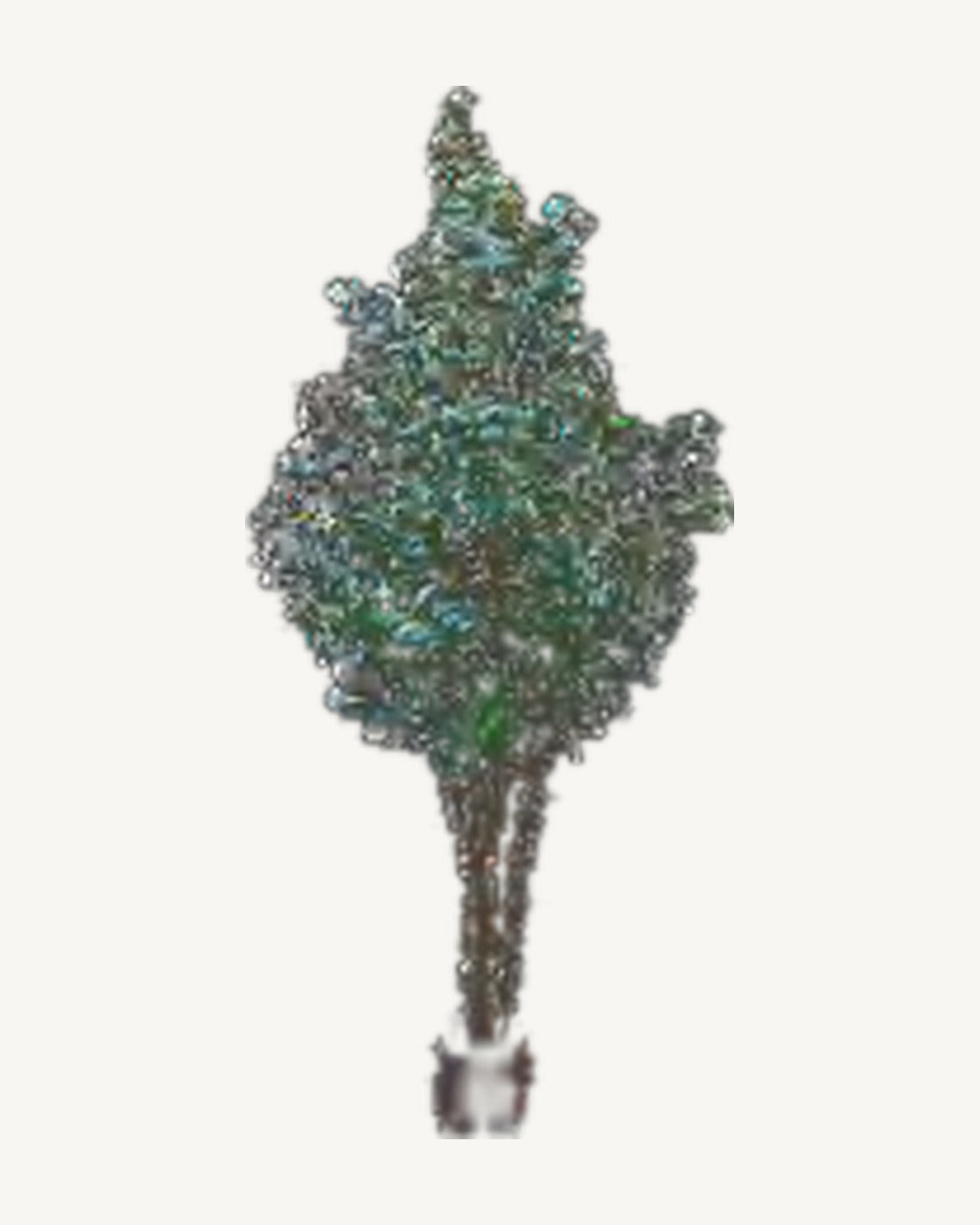 Alberobello Artificial Olive Tree, full product studio view in the included nursery pot
