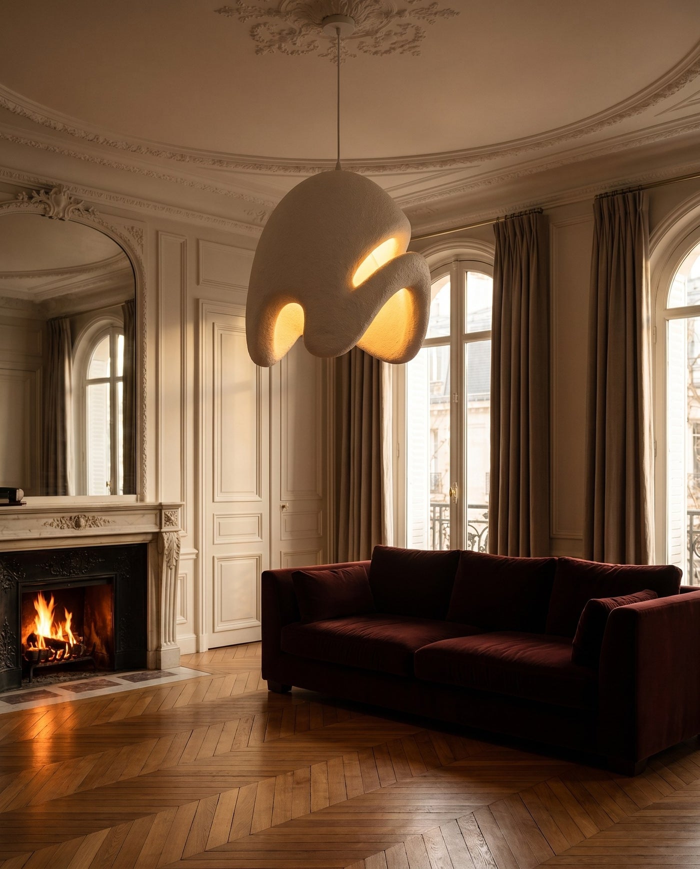 Maison Moya - Alvea Woven Rattan Pendant Lamp - 01 lifestyle