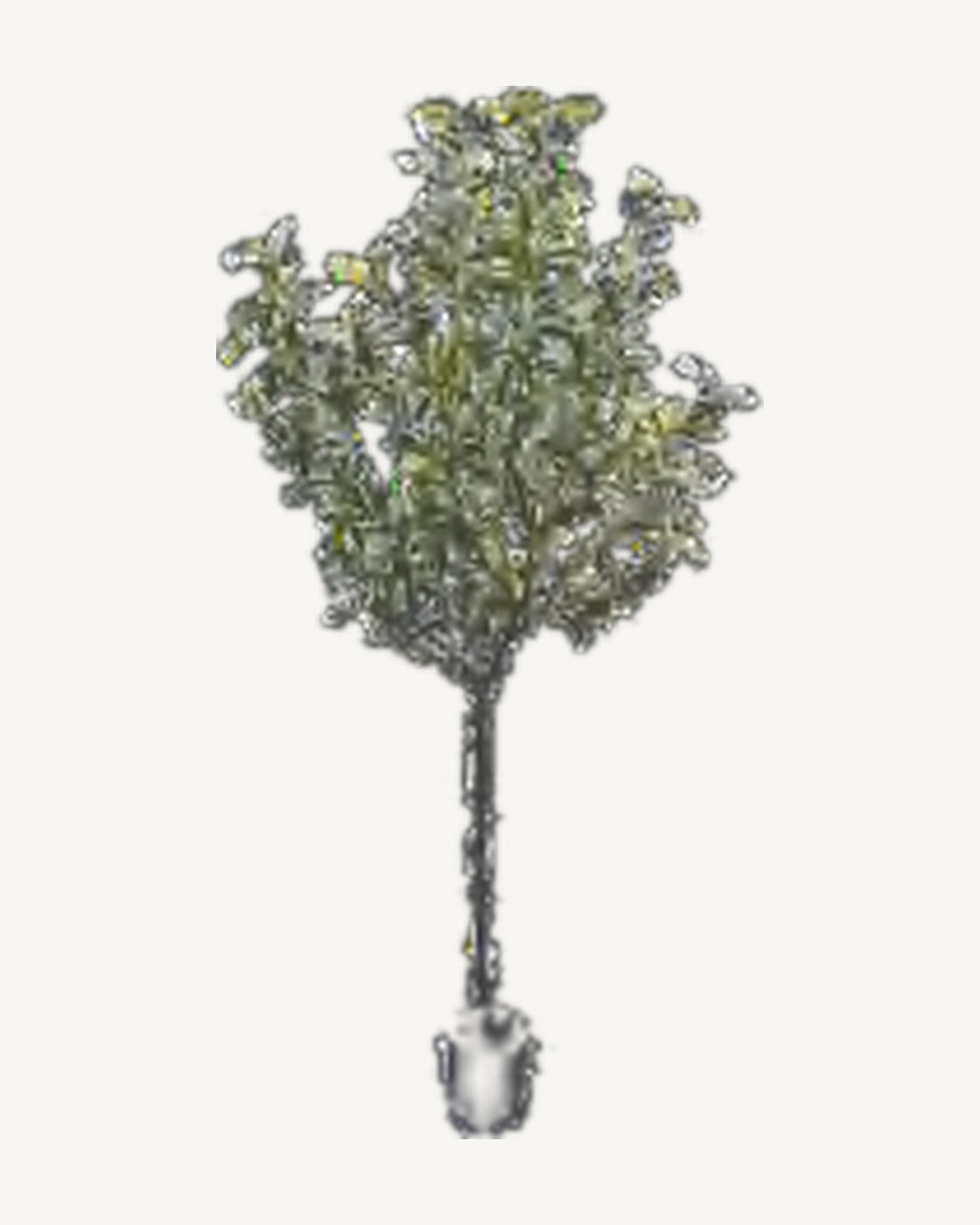 Amalfi Artificial Olive Tree, full product studio view in the included nursery pot