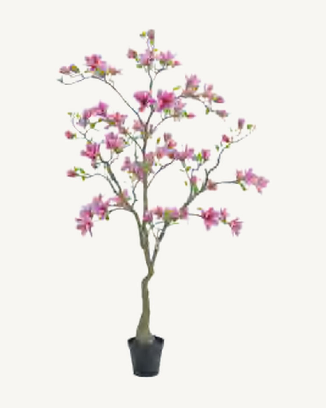 Antibes Artificial Blossom Tree, Pink, full product studio view in the included nursery pot