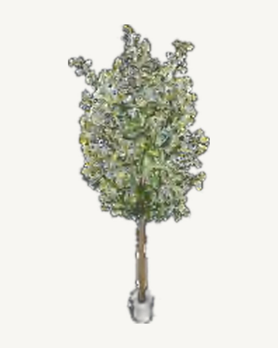 Aosta Artificial Olive Tree, full product studio view in the included nursery pot