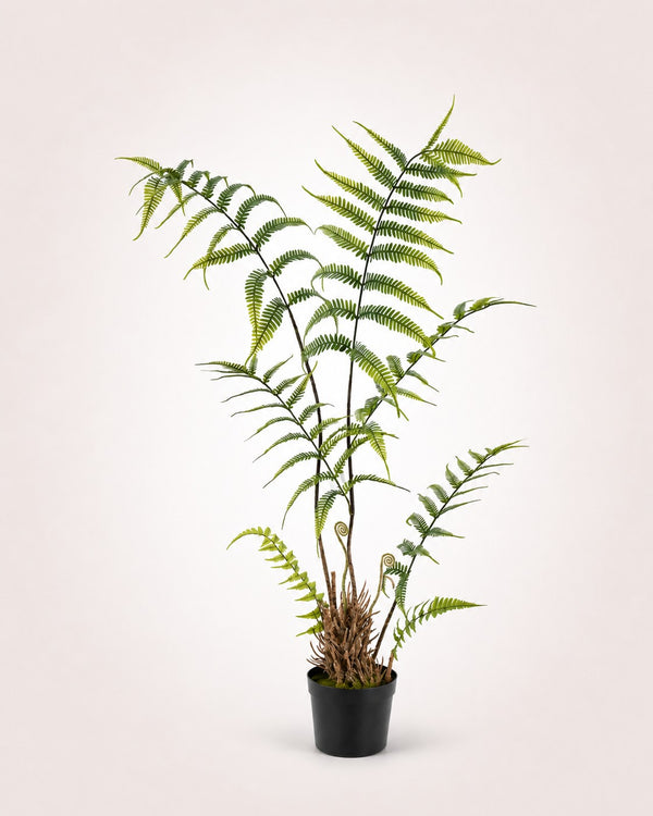 Boston Fern Lush Faux Hanging Plant