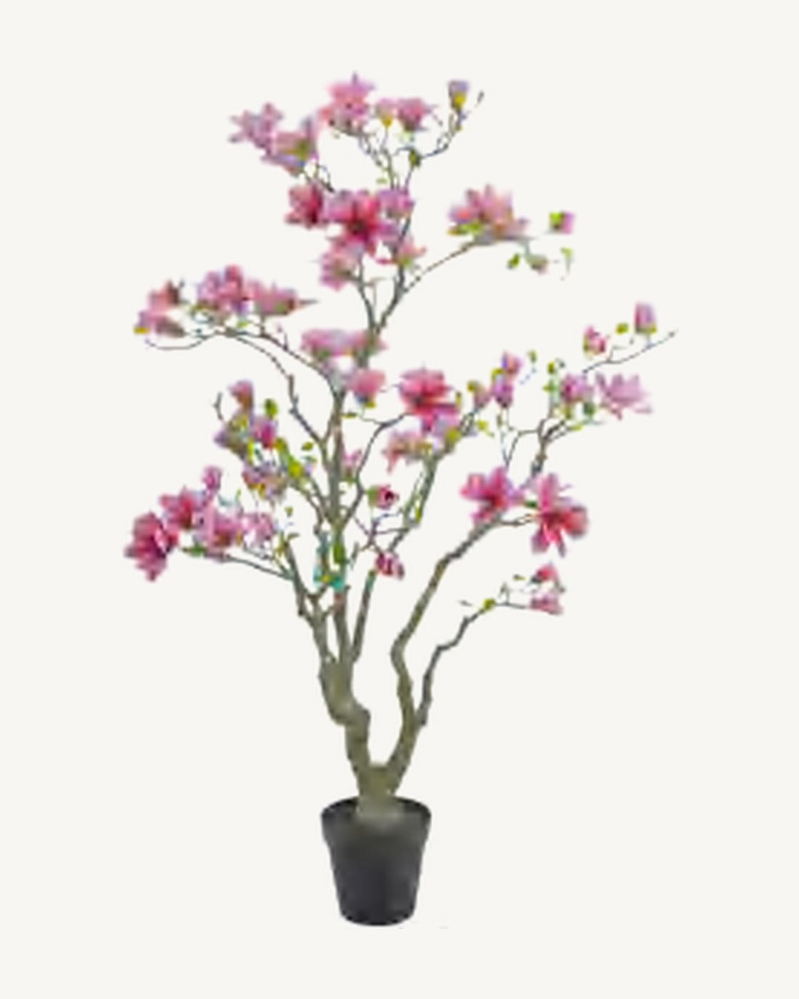 Cassis Artificial Blossom Tree, Pink, full product studio view in the included nursery pot