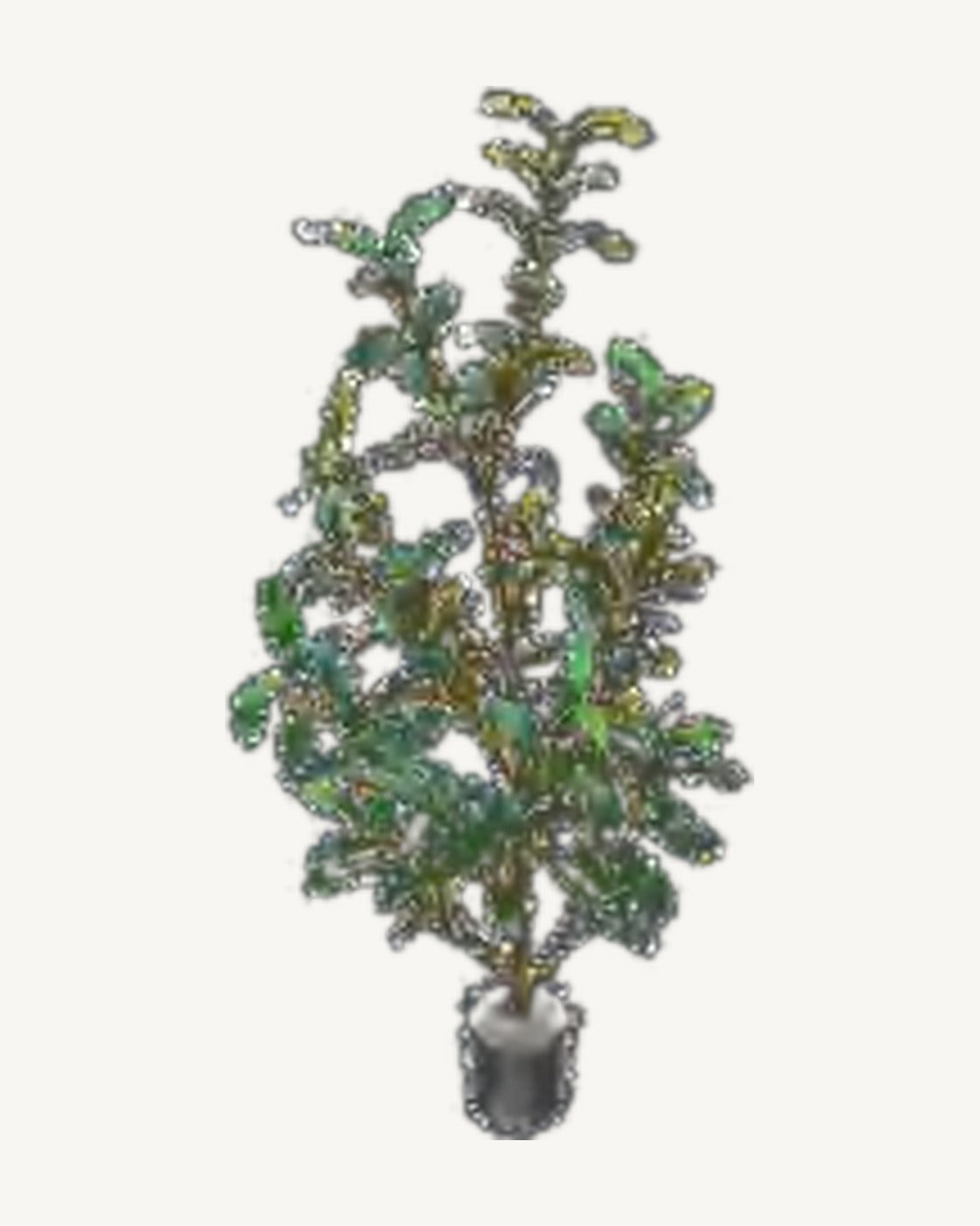 Cefalu Artificial Olive Tree, full product studio view in the included nursery pot