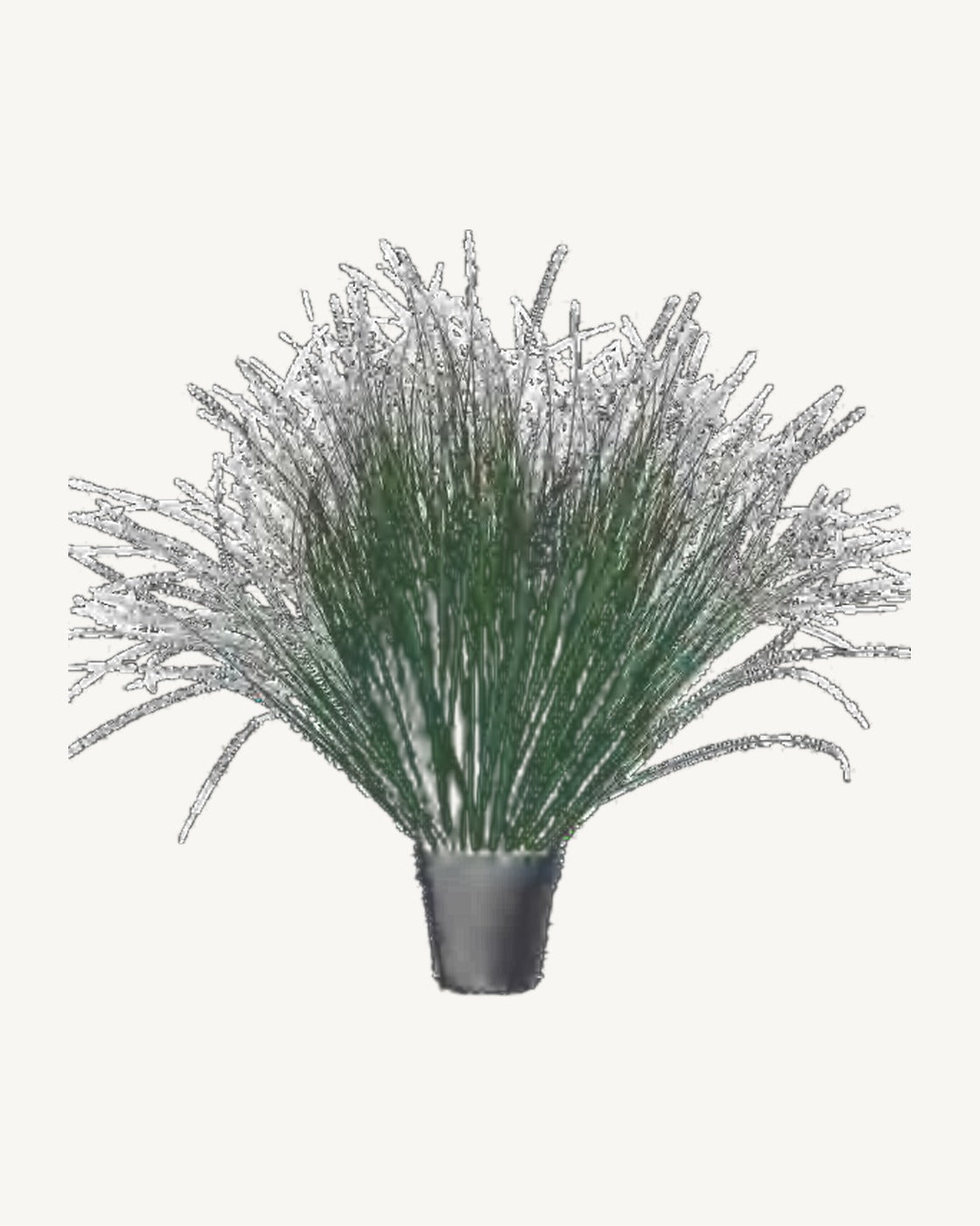 Cortona Artificial Onion Grass, full product studio view in the included nursery pot
