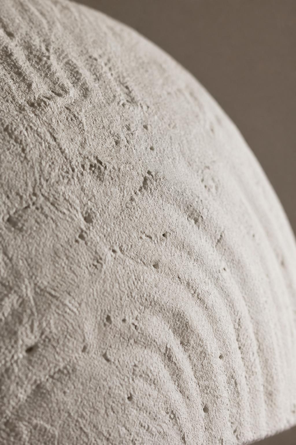 Maison Moya - Demi-Lune Sculpted Dome Pendant Lamp - closeup surface