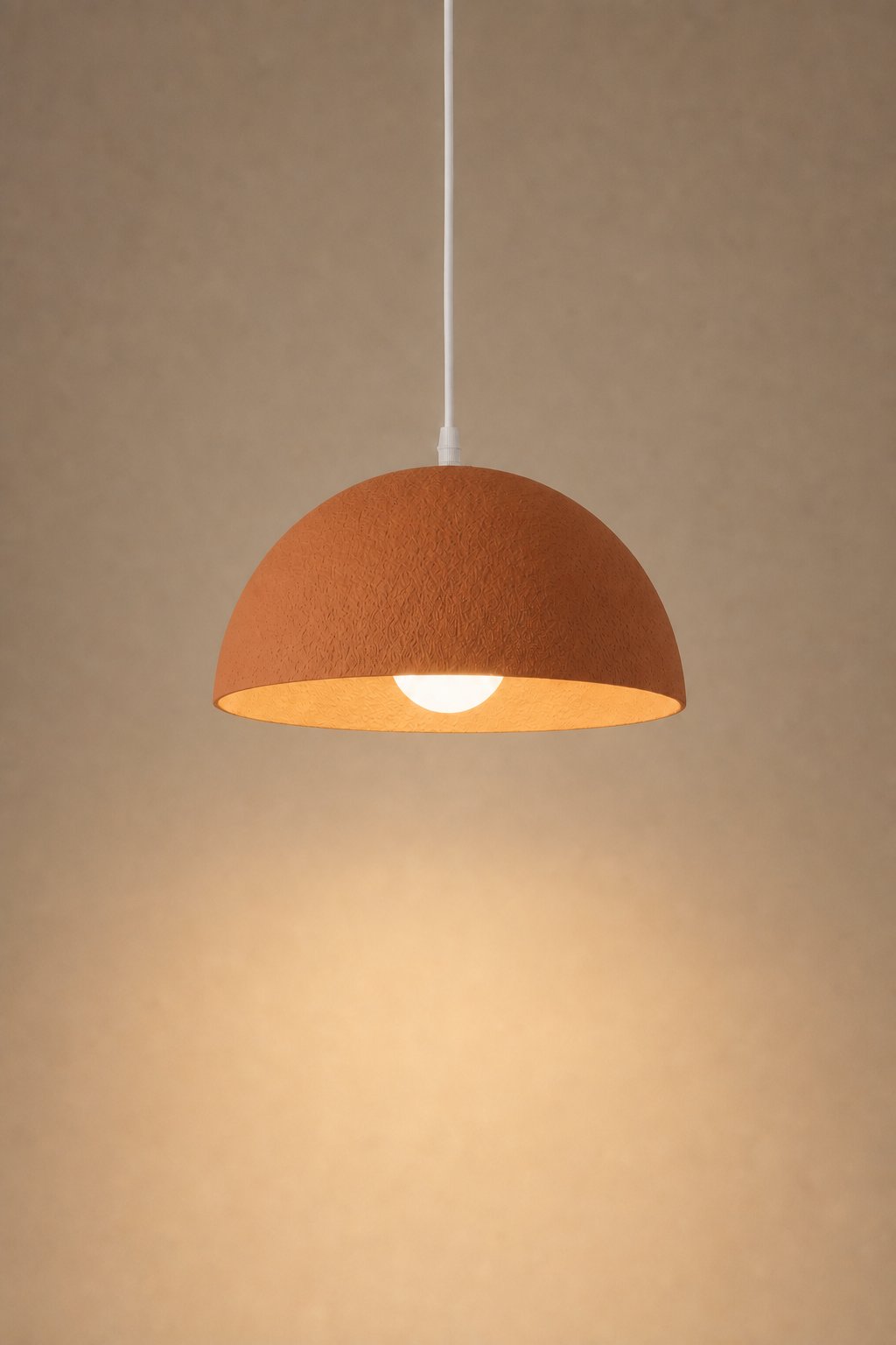 Maison Moya - demi-sphere-matte-hemisphere-pendant - Brun Argile