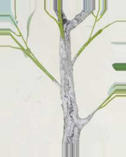 Ligurian Olive Fruit Leaf Tree — close-up detail 1, artificial olive fruit leaf tree