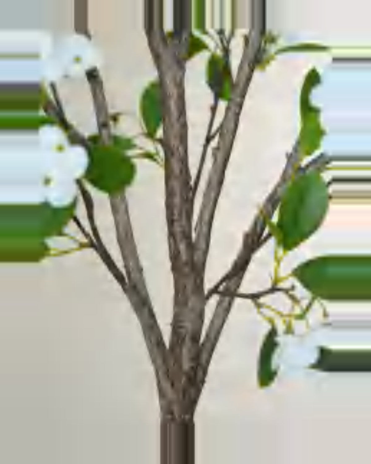 Onda Cream Blossom Tree — close-up detail 1, artificial cream blossom tree