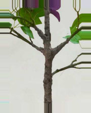Rosa Bougainvillea Tree With Flowers — close-up detail 1, artificial bougainvillea tree with flowers