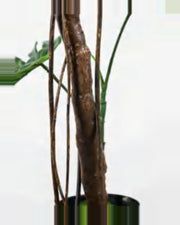 Rosa Monstera Plant — close-up detail 1, artificial monstera plant