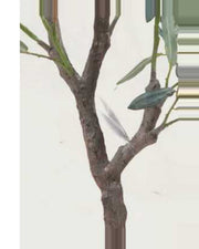 Ravello Fabric Olive Fruit Leaf Tree — close-up detail 1, artificial fabric olive fruit leaf tree