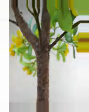 Aria Blooming Flower Tree — close-up detail 1, artificial blooming flower tree