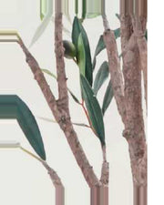 Orvieto Olive Fruit Leaf Tree — close-up detail 2, artificial olive fruit leaf tree