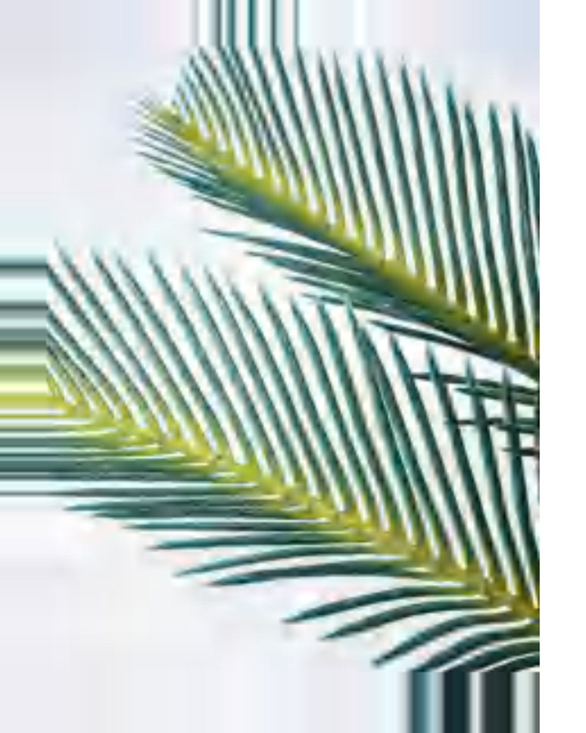 Draille Sago Palm — close-up detail 3, artificial sago palm