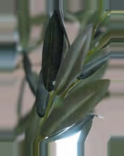 Matera Olive Fruit Leaf Tree — close-up detail 3, artificial olive fruit leaf tree
