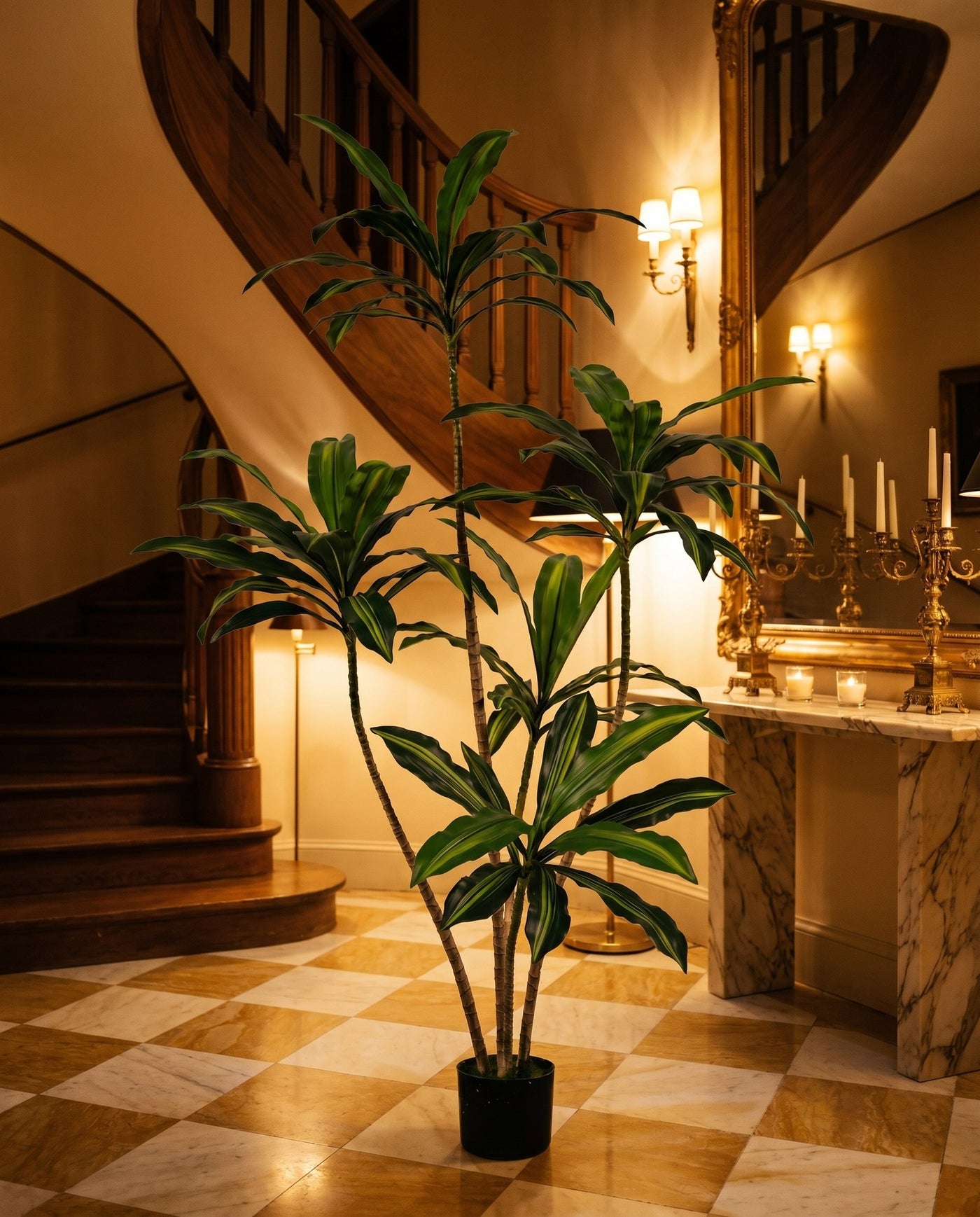 Maison Moya - Dracaena Realistic Trunk Faux Tree - 01 lifestyle