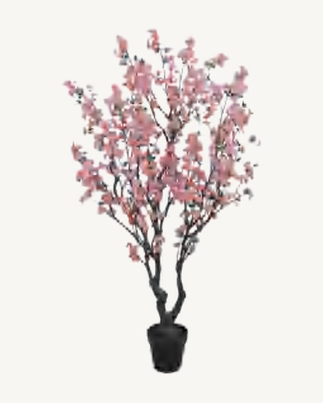 Ferrara Artificial Blossom Tree, full product studio view in the included nursery pot