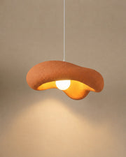 Maison Moya - Lampe suspendue Fleur de Prunier - Brun Argile