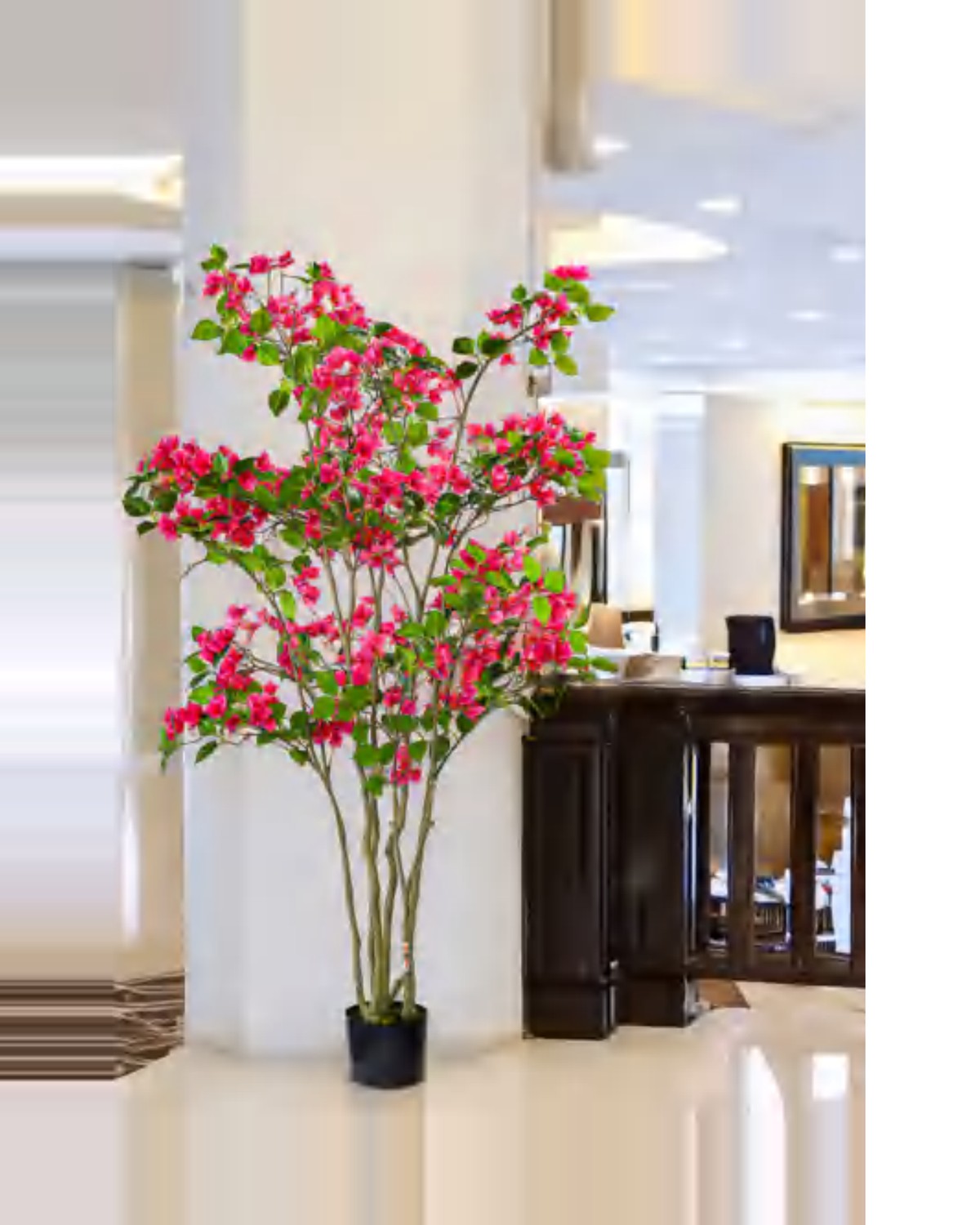 Ambra Bougainvillea Tree — studio packshot, artificial bougainvillea tree