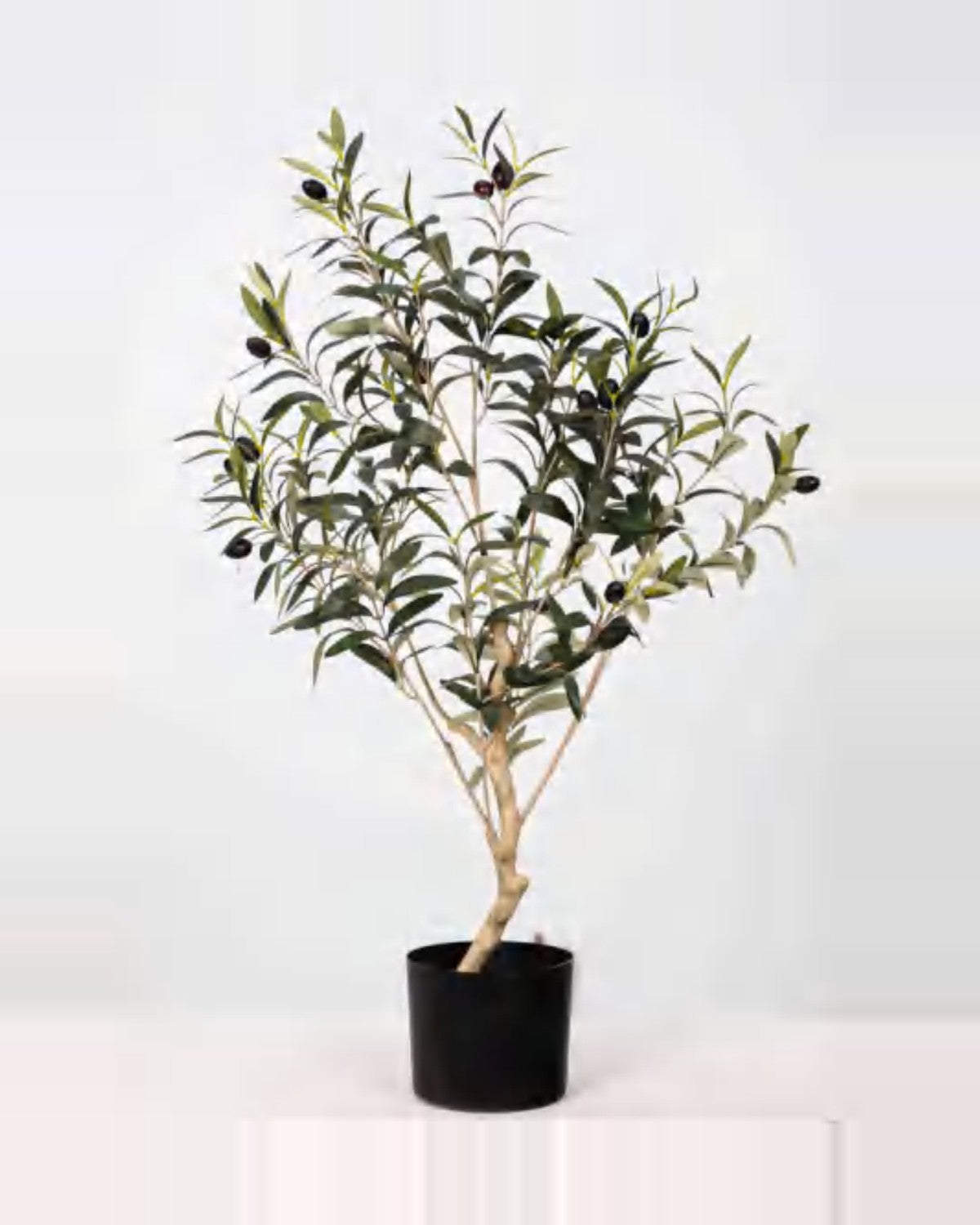 Positano Olive Tree — studio packshot, artificial olive tree