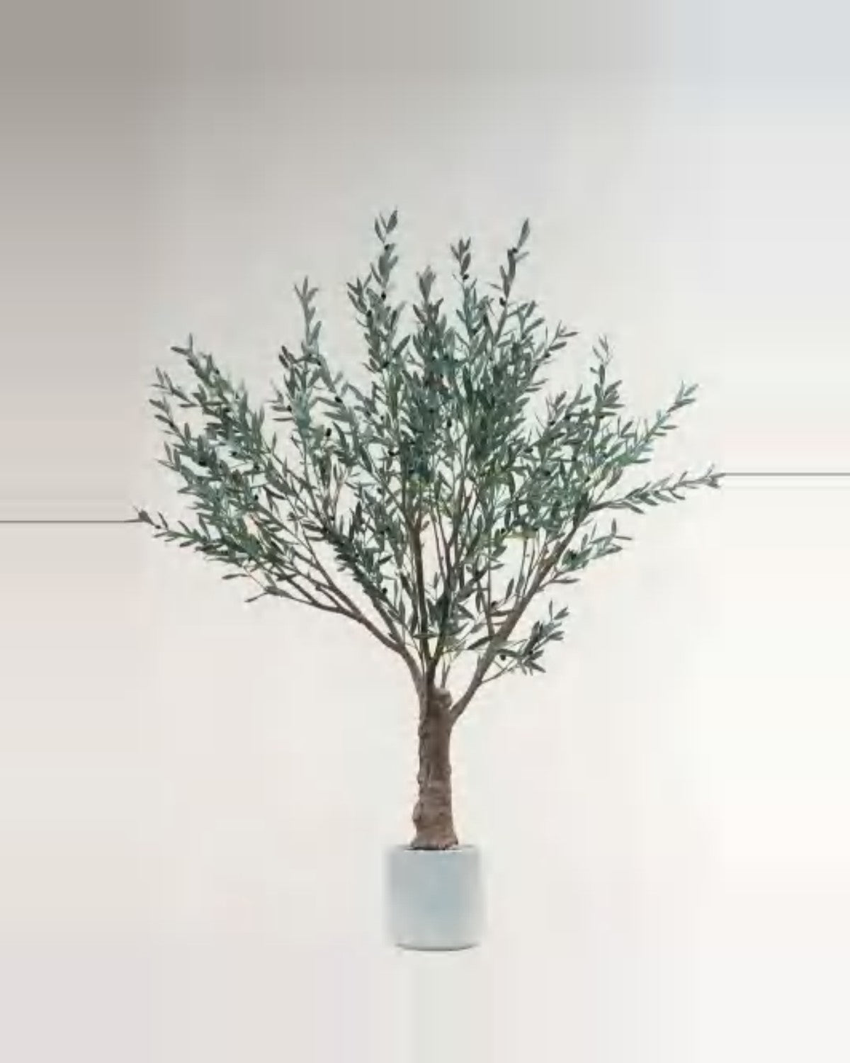 Matera Olive Fruit Leaf Tree — studio packshot, artificial olive fruit leaf tree