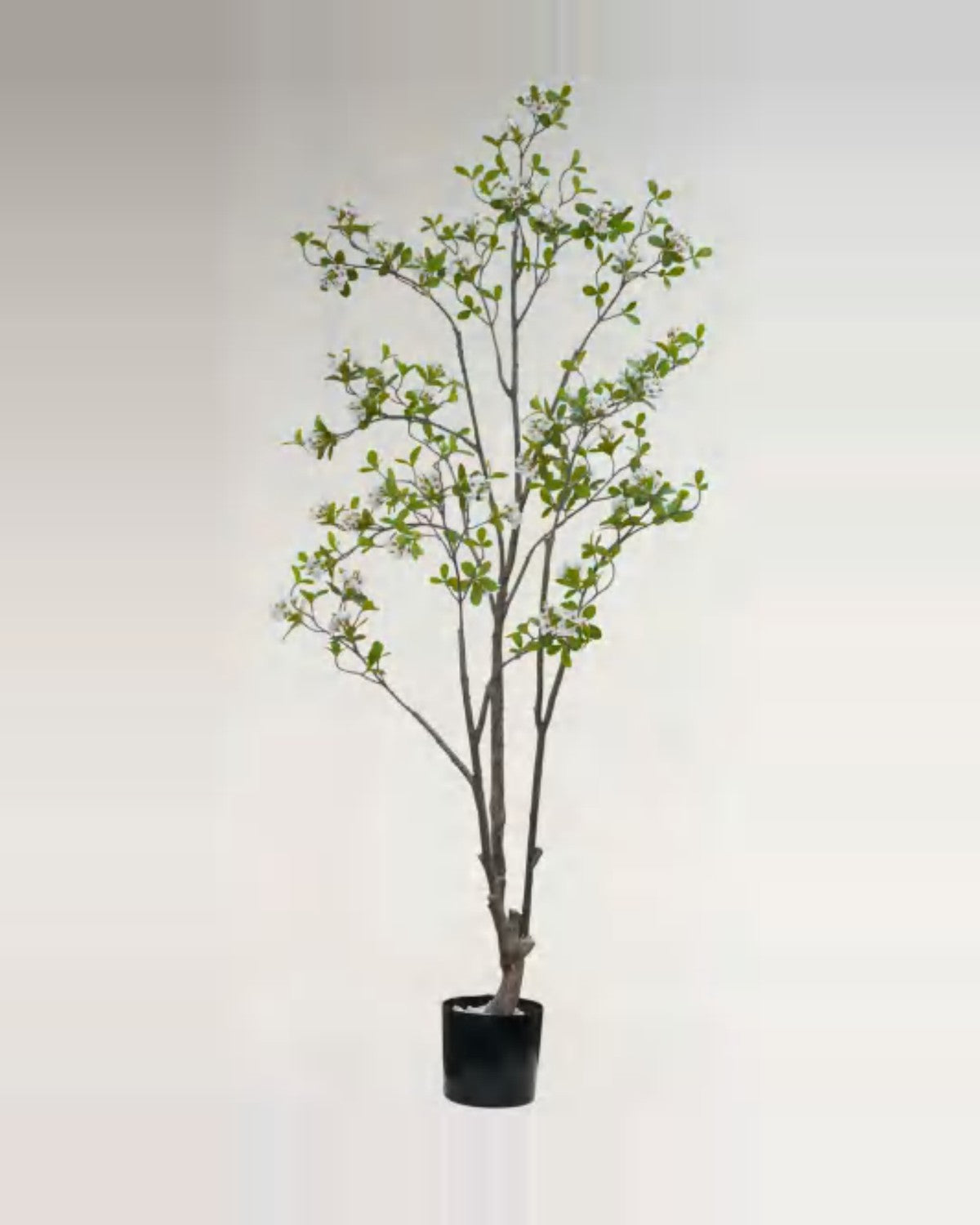 Argilla Island White Flower Tree For Decor — studio packshot, artificial island white flower tree for decor