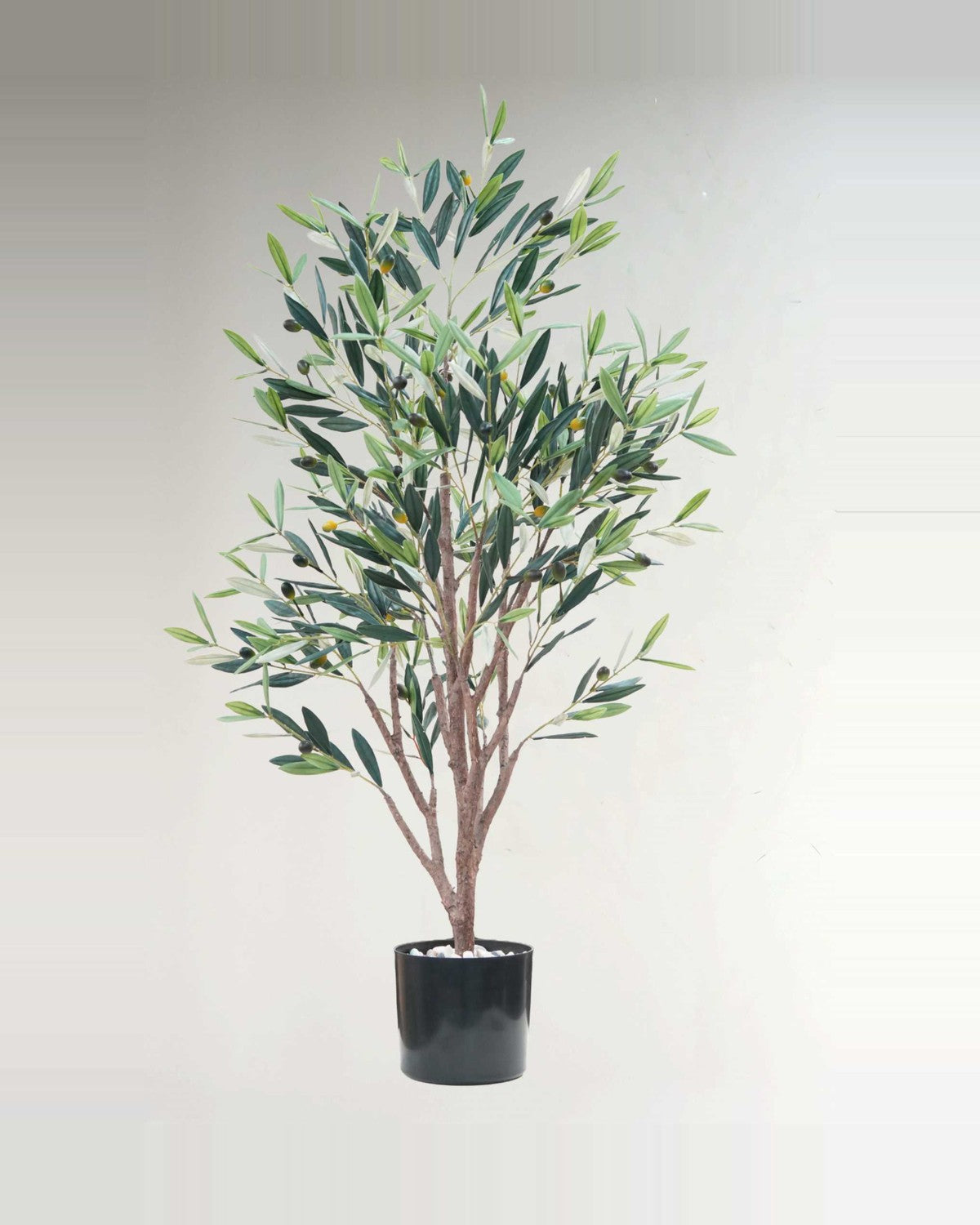 Orvieto Olive Fruit Leaf Tree — studio packshot, artificial olive fruit leaf tree