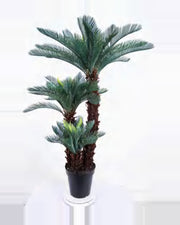 Amandier Sago Palm — studio packshot, artificial sago palm