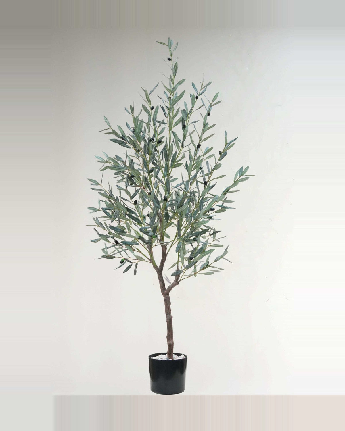 Ravello Fabric Olive Fruit Leaf Tree — studio packshot, artificial fabric olive fruit leaf tree