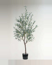 Ravello Fabric Olive Fruit Leaf Tree — studio packshot, artificial fabric olive fruit leaf tree