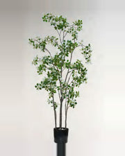 Riva Dogwood Tree With Leaves — studio packshot, artificial dogwood tree with leaves