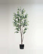 Lucchese Olive Fruit Leaf Tree — studio packshot, artificial olive fruit leaf tree
