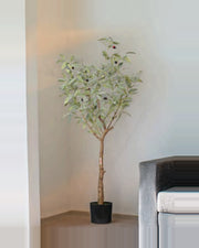 Amalfi Olive Tree — studio packshot, artificial olive tree